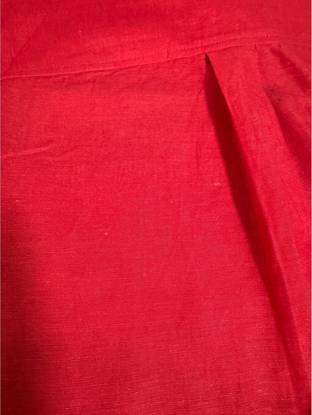 Maeve Anthropologie Linen Cotton Button Up Shirt Large Coral Coastal Summer Top - Picture 7 of 7